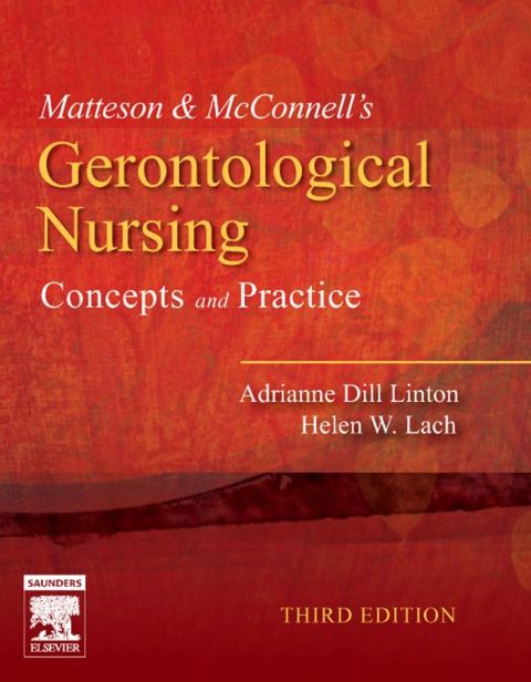 Cover image for book Matteson & McConnell's Gerontological Nursing: Concepts and Practice