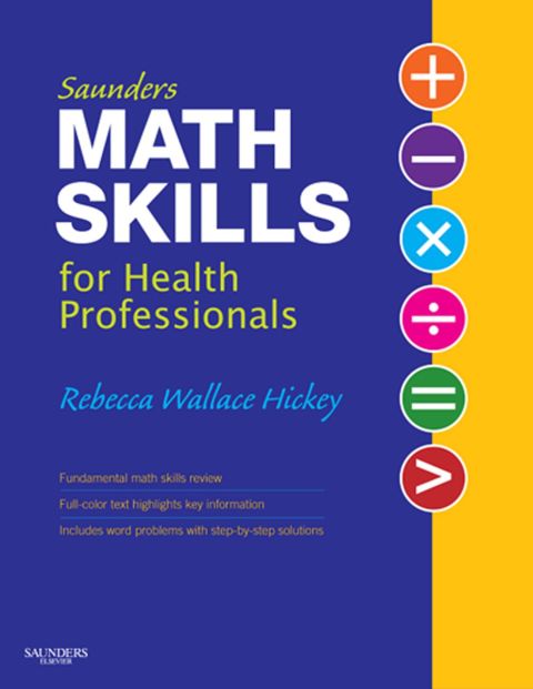Cover image for book Saunders Math Skills for Health Professionals