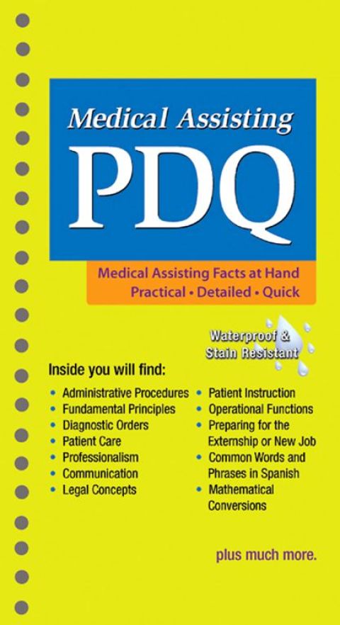 Cover image for book Medical Assisting PDQ