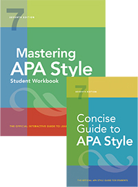 Cover image: Mastering APA Style Student Workbook (Concise Guide to APA Style bundle) 7th edition 1433842130