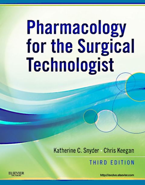 Cover image for book Pharmacology for the Surgical Technologist
