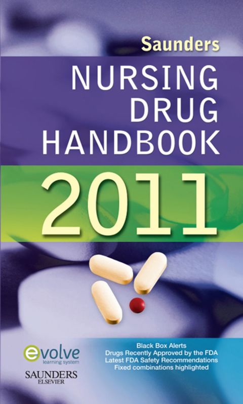 Cover image for book Saunders Nursing Drug Handbook 2011