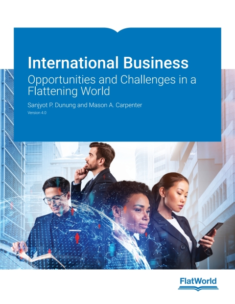 Cover image for book International Business: Opportunities and Challenges in a Flattening World v4.0
