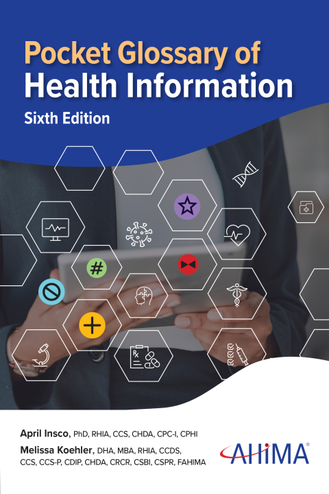 Cover image for book Pocket Glossary of Health Information, Sixth Edition
