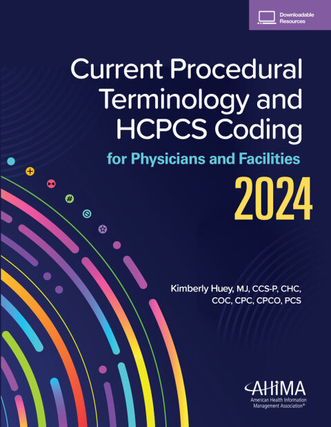 Cover image for book Current Procedural Terminology and HCPCS Coding for Physicians and Facilities, 2024