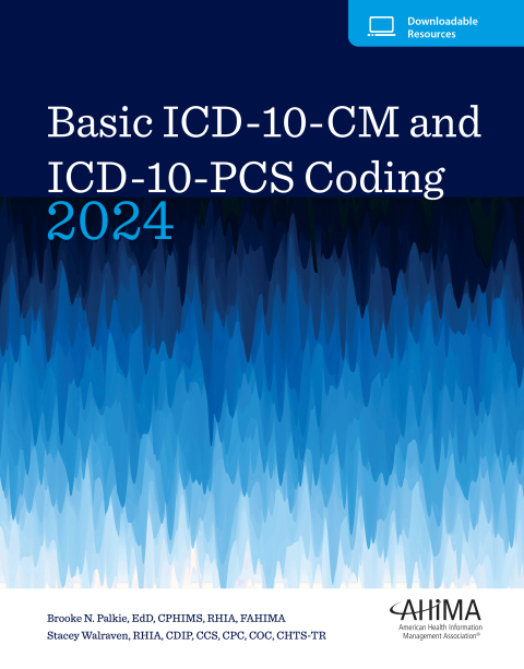 Cover image for book Basic ICD-10-CM and ICD-10-PCS Coding, 2024