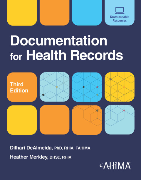 Cover image for book Documentation for Health Records, Third Edition