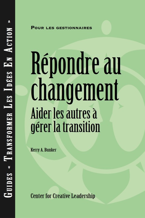 Cover image for book Repondre au changement (French Canadian)