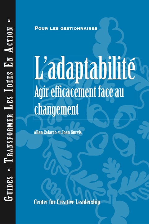 Cover image for book L'adaptabilite (French Canadian)