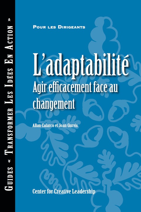 Cover image for book L'adaptabilite (French)