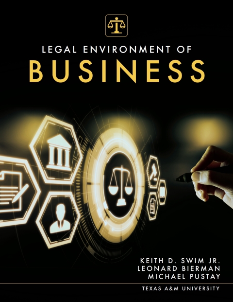 Cover image for book Legal Environment of Business: Book, Study Guide, Top Hat Digital Package