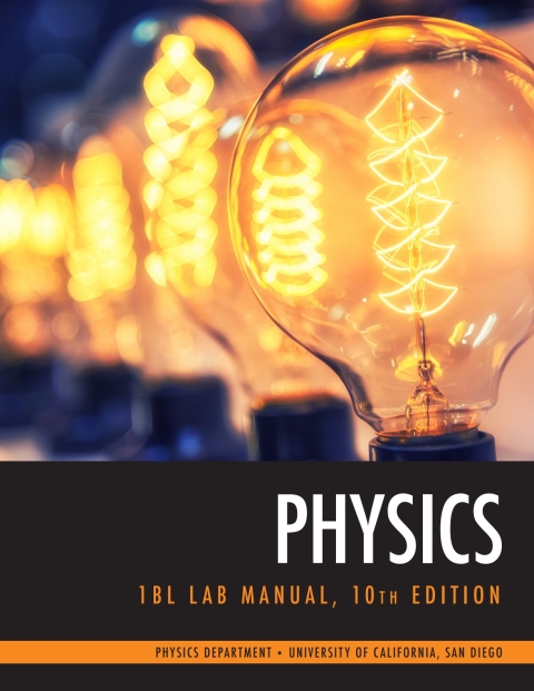 Cover image for book Physics 1BL Lab Manual