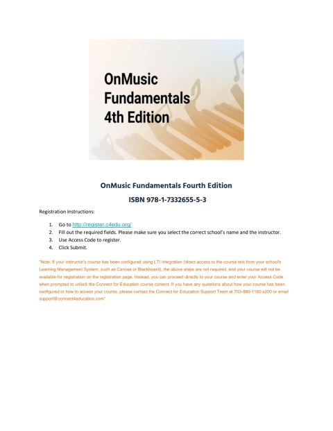 Online Resource OnMusic Fundamentals; $91.06