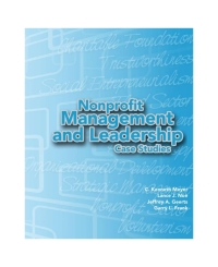 Cover image: Nonprofit Management and Leadership Case Studies 1st edition 9780977088164