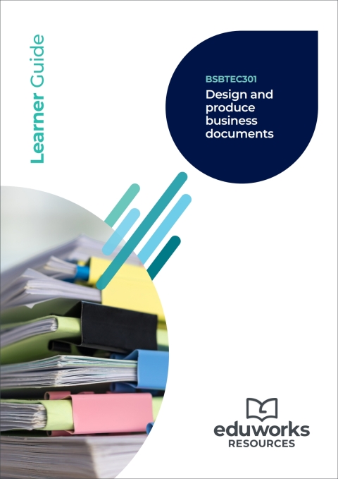 Cover image for book BSBTEC301&nbsp;Design and produce business documents