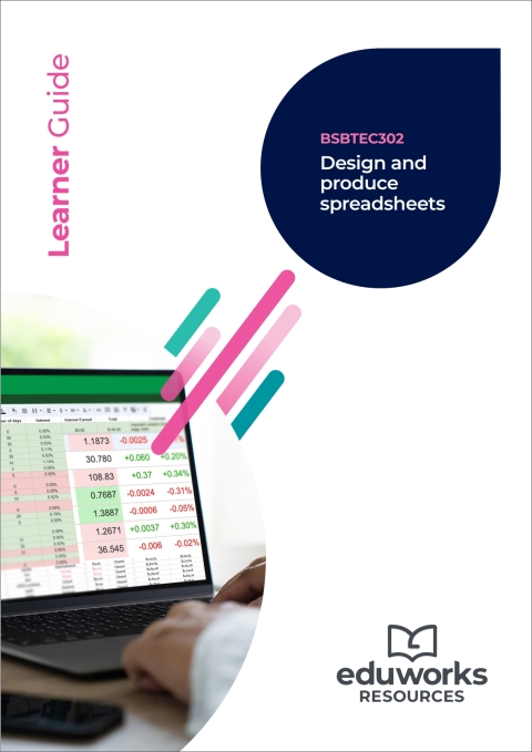 Cover image for book BSBTEC302 Design and produce spreadsheets