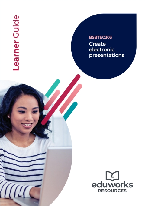 Cover image for book BSBTEC303 Create electronic presentations