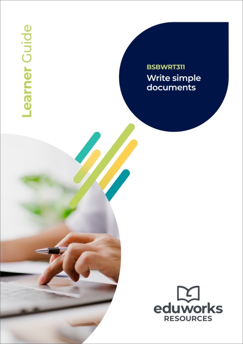 Cover image for book BSBWRT311 Write simple documents