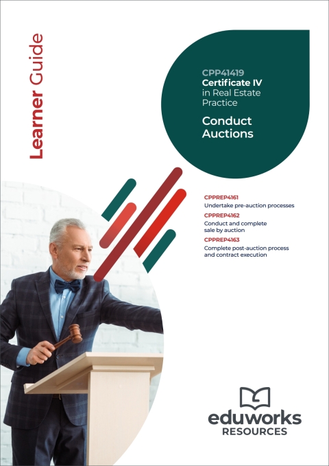 Cover image for book Conduct Auctions (Certificate IV in Real Estate Practice)