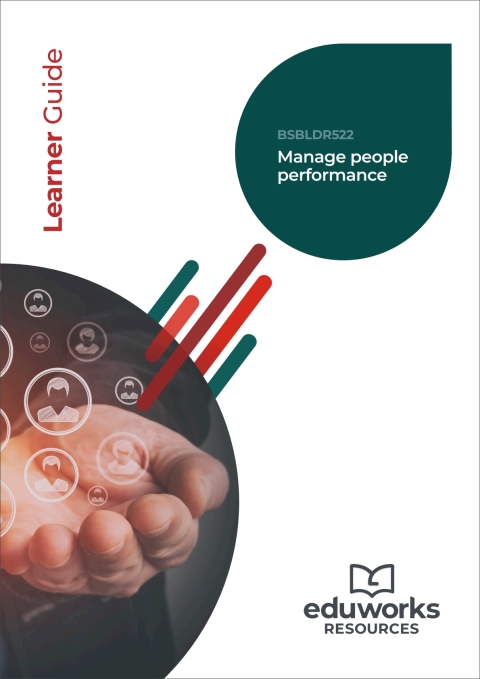 Cover image for book BSBLDR522 Manage people performance (Diploma of Property)