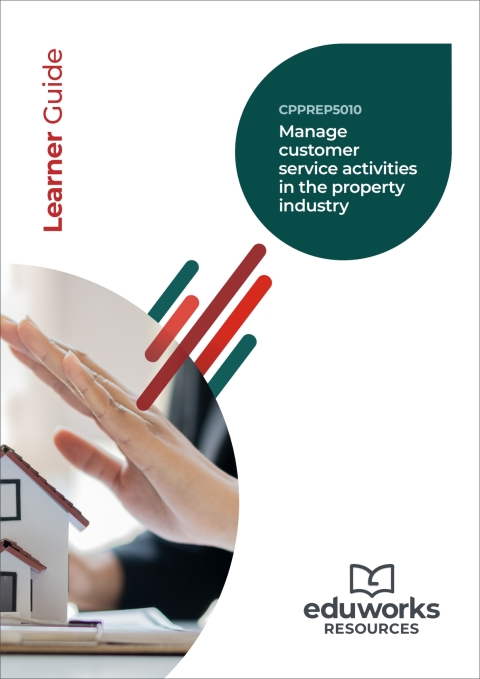 Cover image for book CPPREP5010 Manage customer service activities in the property industry (Diploma of Property)