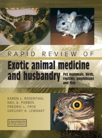 صورة الغلاف: Rapid Review of Exotic Animal Medicine and Husbandry 1st edition 9781138402928