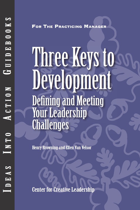 Cover image for book Three Keys to Development: Defining and Meeting Your Leadership Challenges