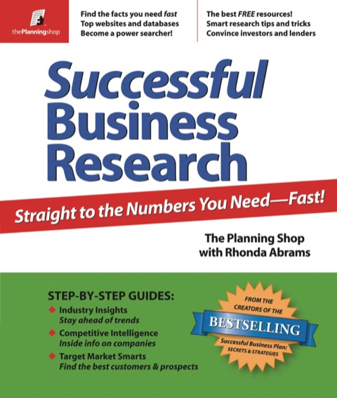 Cover image for book Successful Business Research: Straight to the Numbers You Need-Fast!