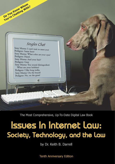 Cover image for book Issues in Internet Law: Society, Technology and the Law