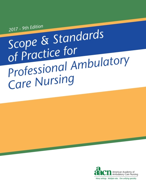 Cover image for book Scope and Standards of Practice for Professional Ambulatory Care Nursing