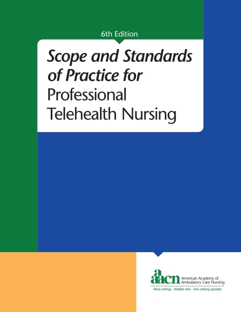 Cover image for book Scope and Standards of Practice for Professional Telehealth Nursing