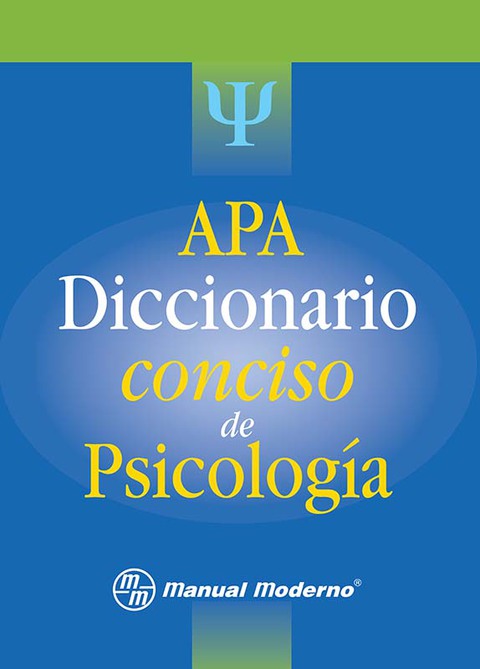 APA. Diccionario conciso de psicología