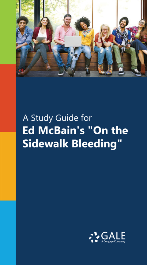 Cover image for book "A Study Guide for Ed McBain's ""On the Sidewalk Bleeding"""