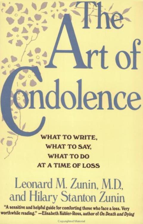 Cover image for book The Art of Condolence
