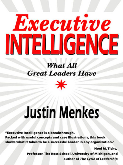 Cover image for book Executive Intelligence