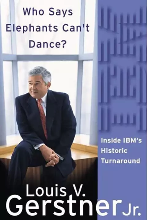 Cover image for book Who Says Elephants Can't Dance?