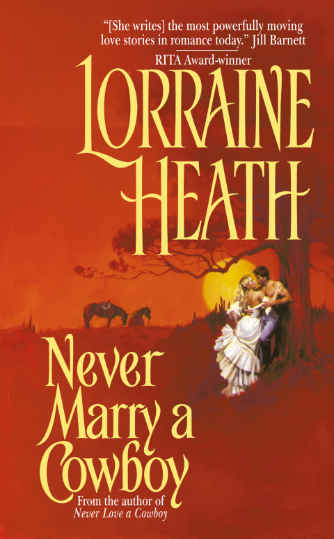 Cover image for book Never Marry a Cowboy