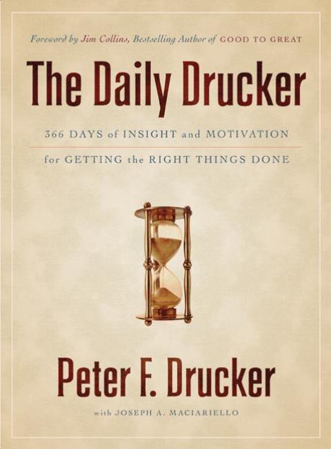 Cover image for book The Daily Drucker