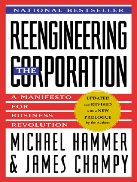 Cover image for book Reengineering the Corporation