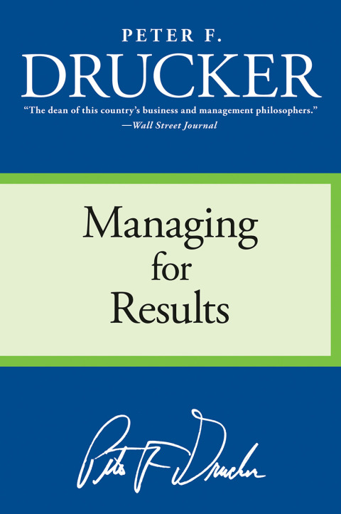 Cover image for book Managing for Results