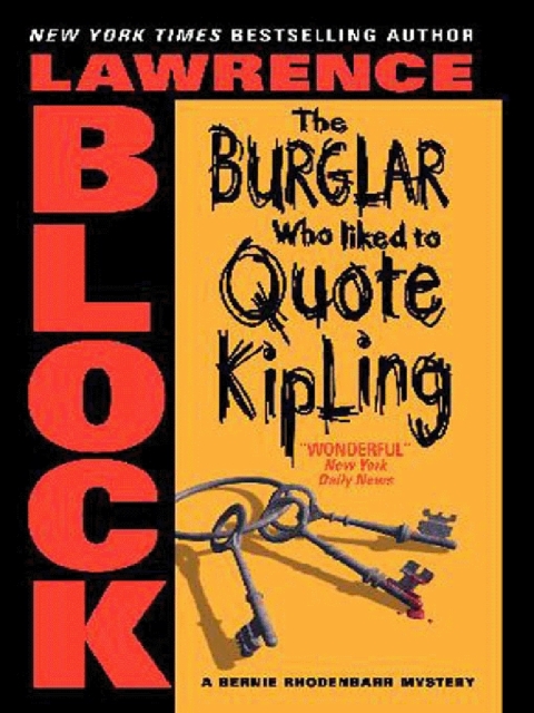 Cover image for book The Burglar Who Liked to Quote Kipling