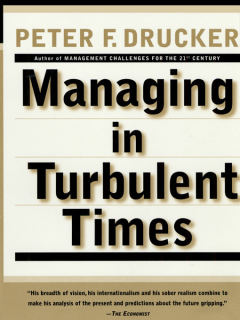 Cover image for book Managing In Turbulent Times