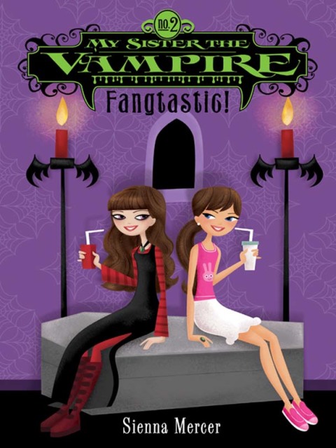 Cover image for book My Sister the Vampire #2: Fangtastic!