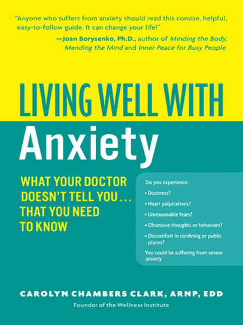 Cover image for book Living Well with Anxiety