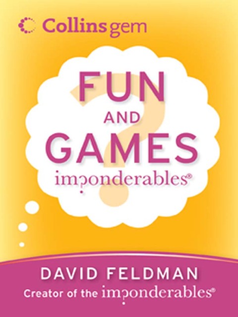 Cover image for book Imponderables(R): Fun and Games