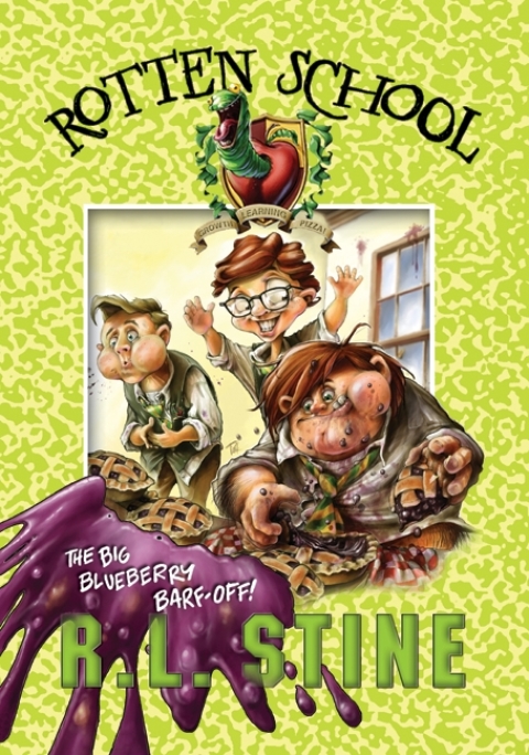 Cover image for book Rotten School #1: The Big Blueberry Barf-Off!