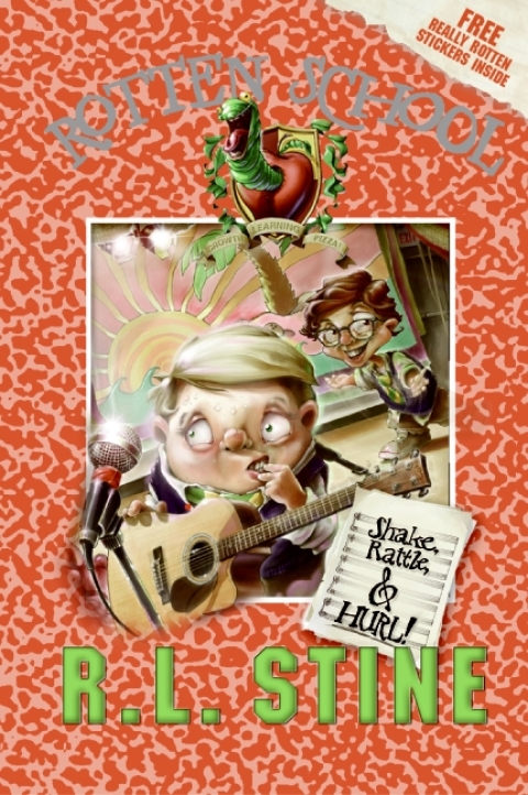 Cover image for book Rotten School #5: Shake, Rattle, and Hurl!