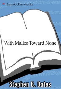 Cover image: With Malice Toward None 9780060924713