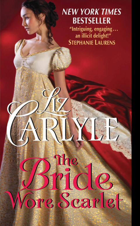 Cover image for book The Bride Wore Scarlet