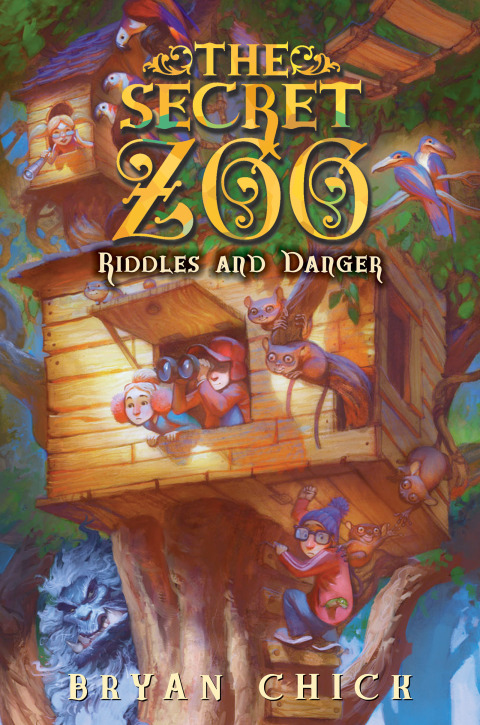 Cover image for book The Secret Zoo: Riddles and Danger